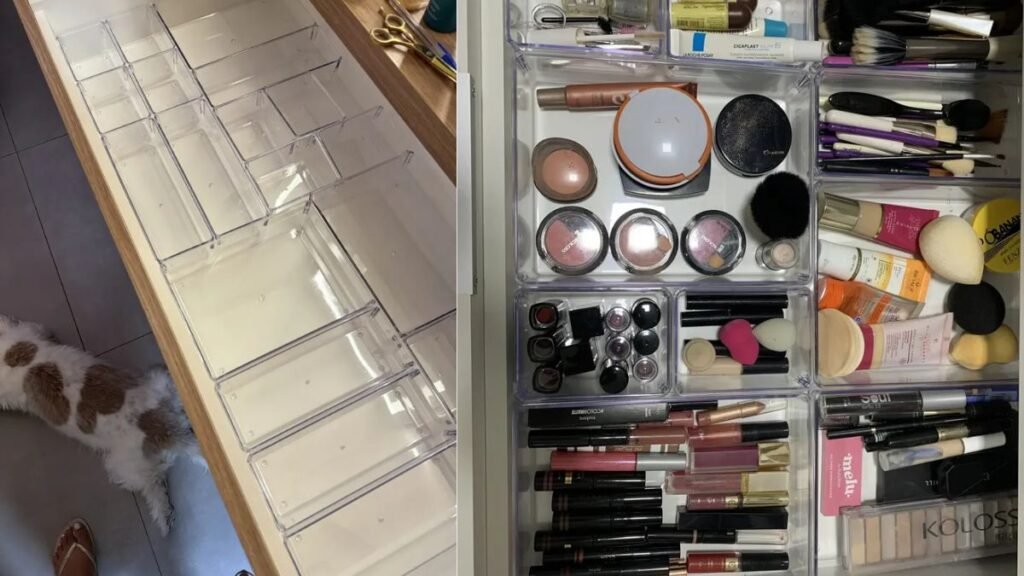  organizadores modulares em acrílico