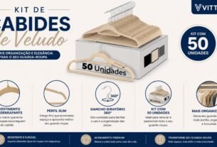 Cabide de veludo