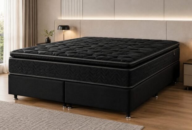 Cama Box King OrtoFirm Black D33