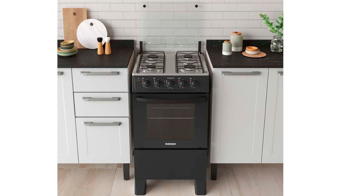 Fogão Itatiaia Star New 4 Bocas Mesa Inox: Vale a Pena Comprar? Review Completo 1 Fogão Itatiaia Star New 4 Bocas Mesa Inox Forno 48L Bivolt