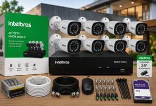 Kit CFTV Intelbras 8 Câmeras