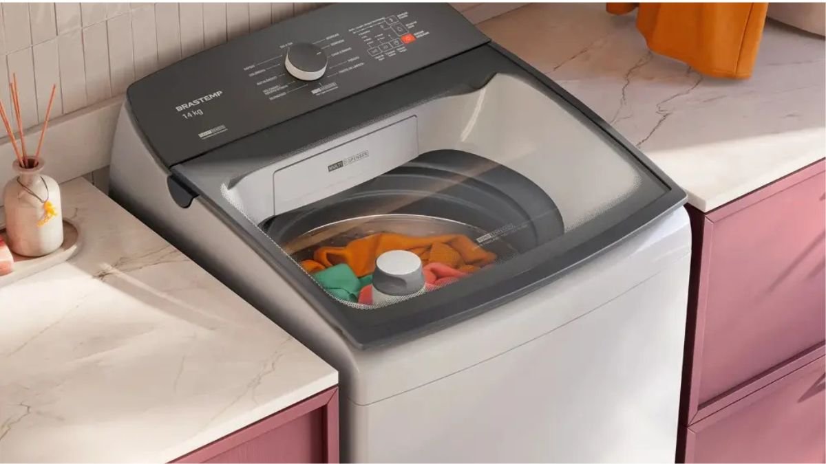 Máquina de Lavar Brastemp 14Kg Smart Sensor BWJ14AB