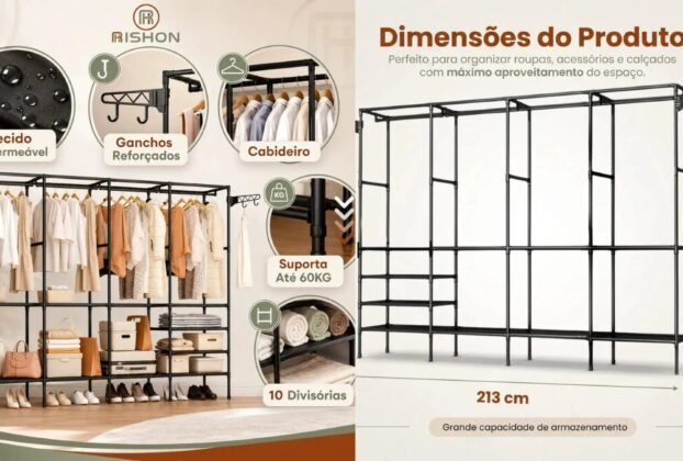 Organizador de roupas
