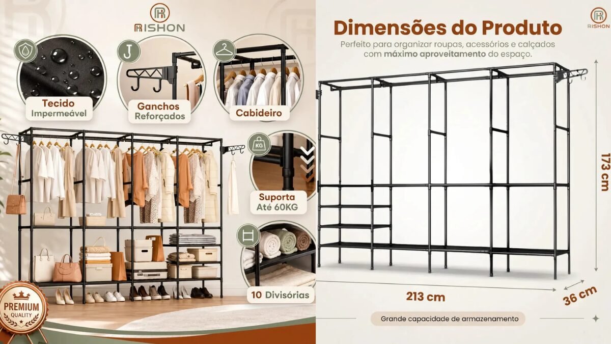 Organizador de roupas