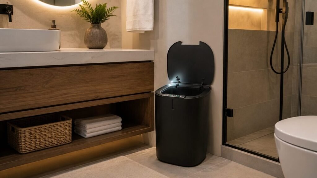 Lixeira Inteligente 16L com Sensor Automático Haixin: Vale a Pena? Análise Completa 4 Lixeira inteligente.
