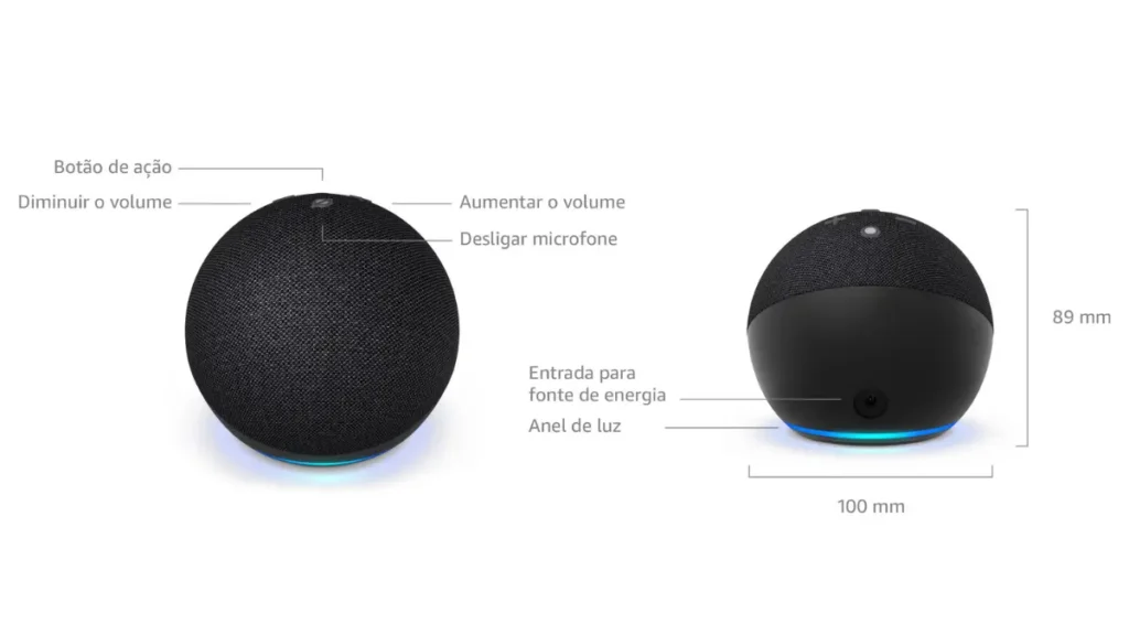 Echo Dot Wi-Fi e Bluetooth
