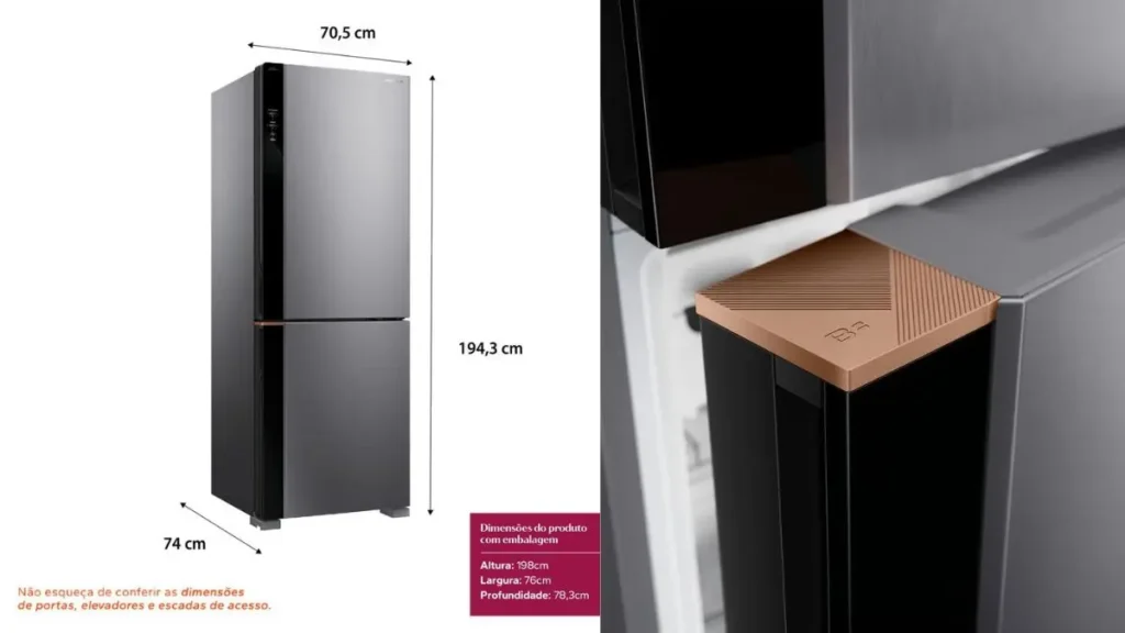 Geladeira Brastemp Frost Free Inverse 500 Litros Inox Vale a Pena? Review Completo 2026 4 Geladeira Brastemp Inverse 500 litros