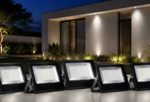 Kit 5 Refletor LED 200W
