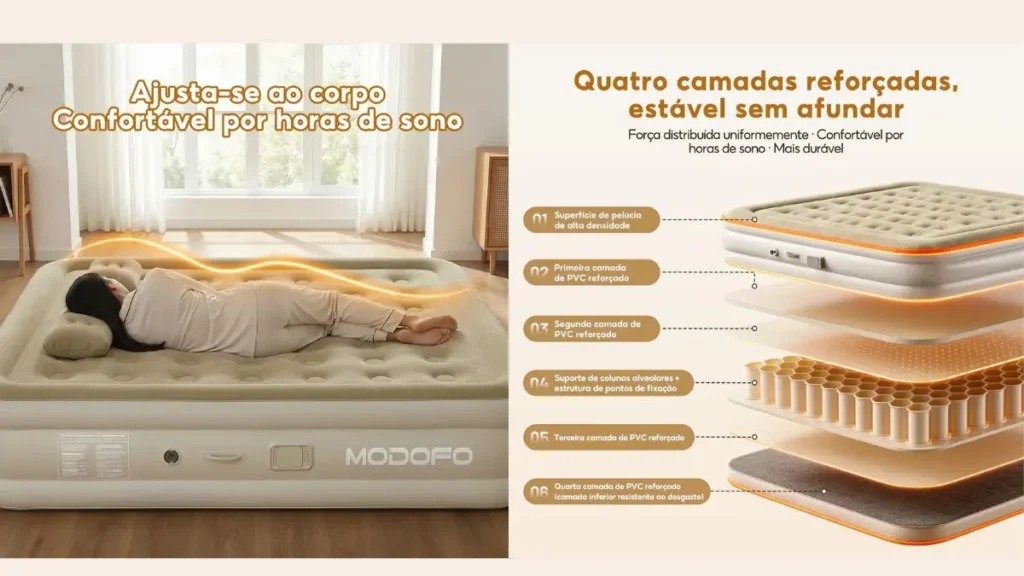 colchão inflável queen
