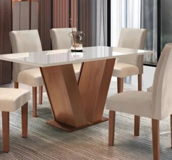 conjunto sala de jantar 6 cadeiras