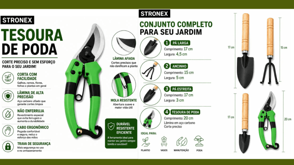 ferramentas para jardinagem