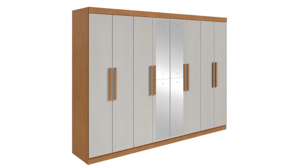 Guarda-Roupa Casal Easy Slim 8 Portas com Espelho: Review Completo 1 guarda-roupa casal Easy Slim 8 portas