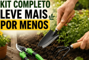 kit para ferramentas de jardinagem