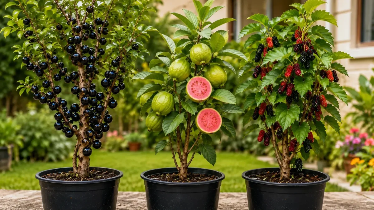 kit goiaba tailandesa amora jabuticaba