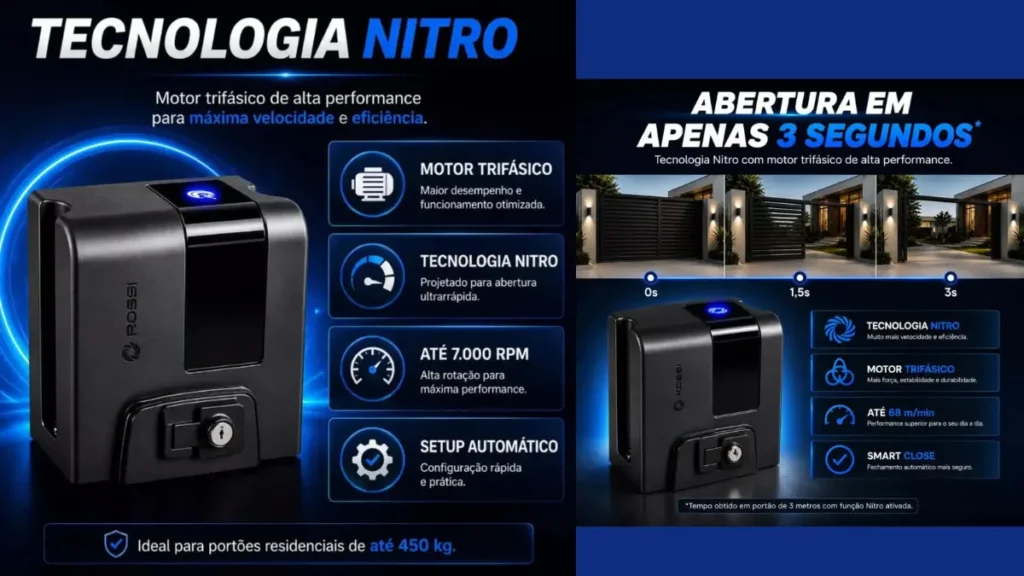 kit motor portão 400kg
