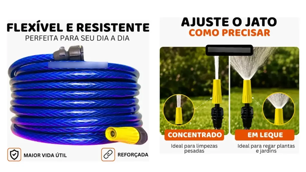 mangueira trançada reforçada