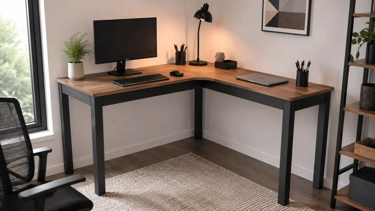 mesa em L 120cm