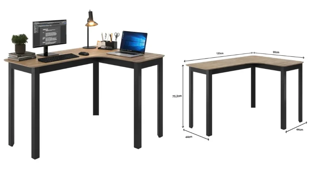 Mesa em L 120cm: Review Completo e Detalhado 4 mesa em L para home office