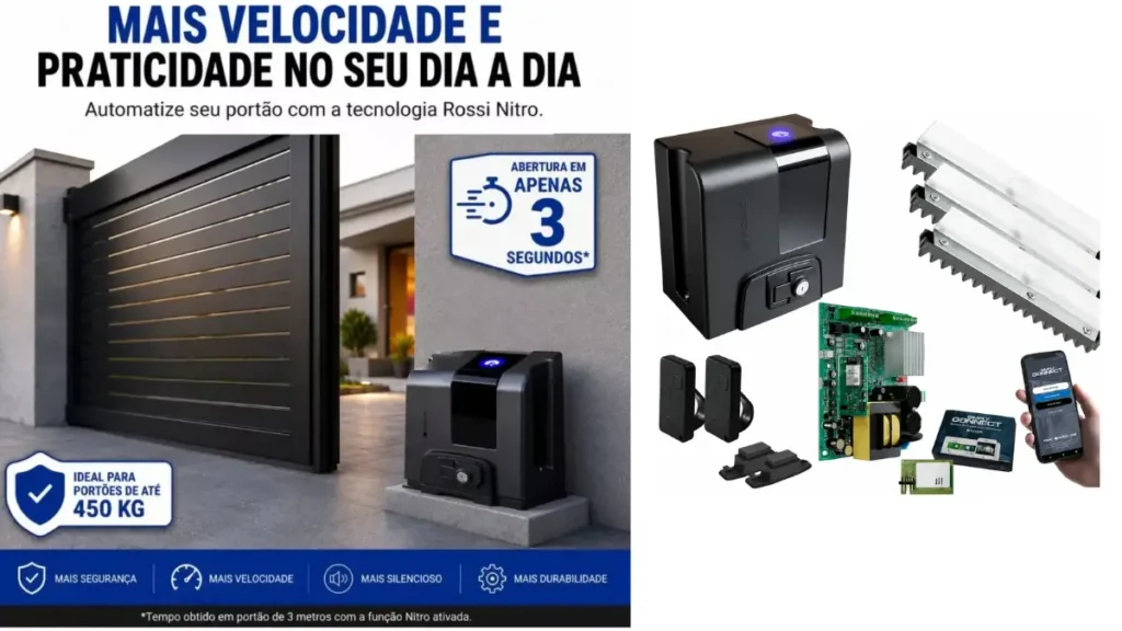 motor para portão Rossi Atto Nitro