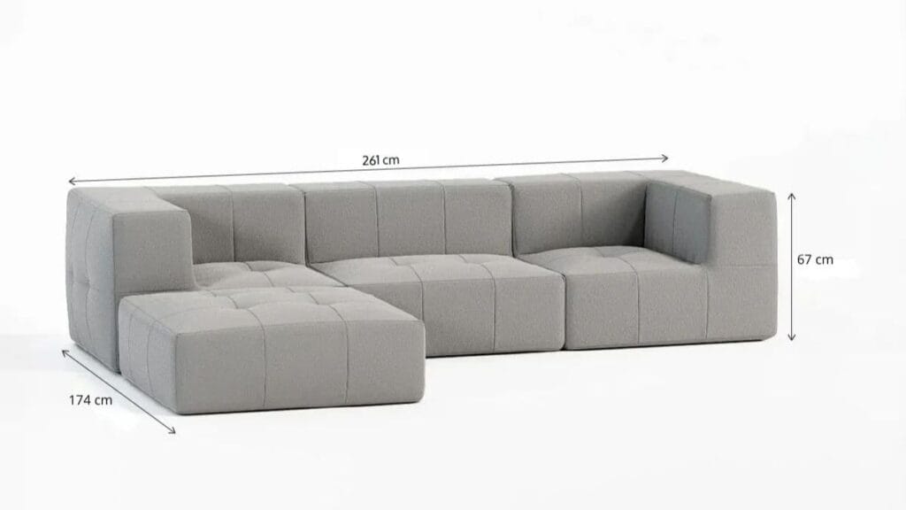 Como escolher um sofá modular? Guia Completo 2026 2 sofá modular com chaise