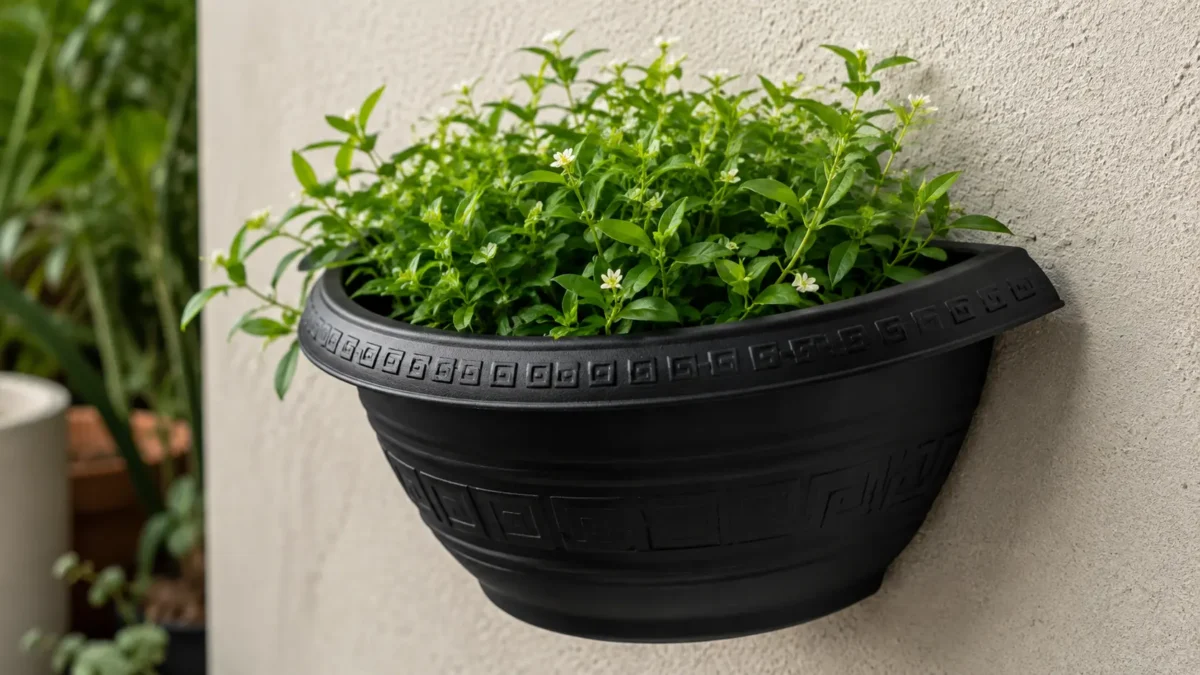 Vaso Meia Cuia Grande Jardim Horta Vertical 3,3L: vale a pena? 1 Vaso Meia Cuia Grande Jardim Horta Vertical 3,3L