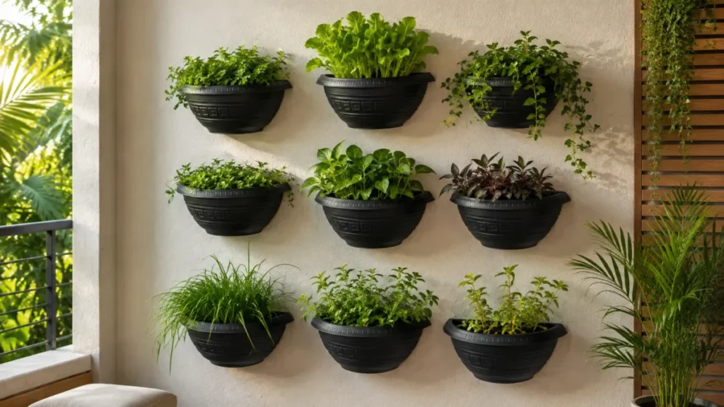 Vaso Meia Cuia Grande Jardim Horta Vertical 3,3L: vale a pena? 2 Vaso meia cuia 3,3L